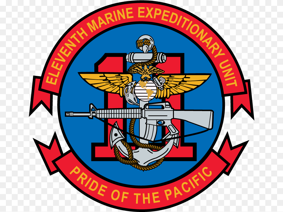 11th Meu Marine Expeditionary Unit 11th Marine Expeditionary Unit, Emblem, Symbol, Logo, Electronics Png Image