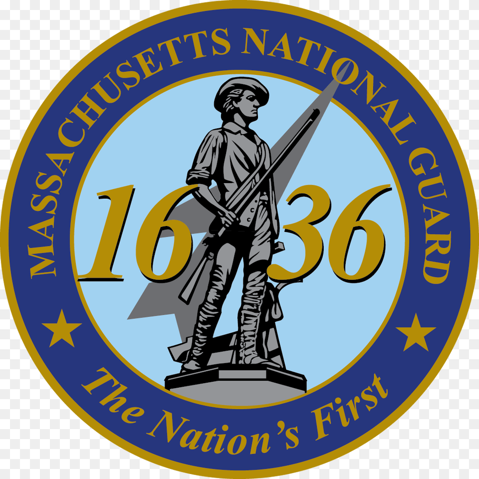 12 13 Massachusetts National Guard Originally Massachusetts National Guard Logo, Adult, Person, Man, Male Free Png