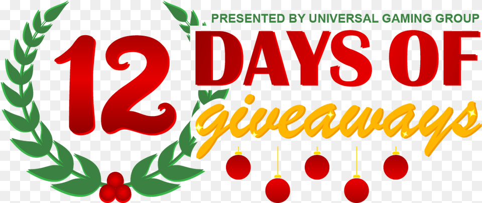 12 Days Of Giveaways 25th Anniversary Banners, Food, Fruit, Plant, Produce Png Image