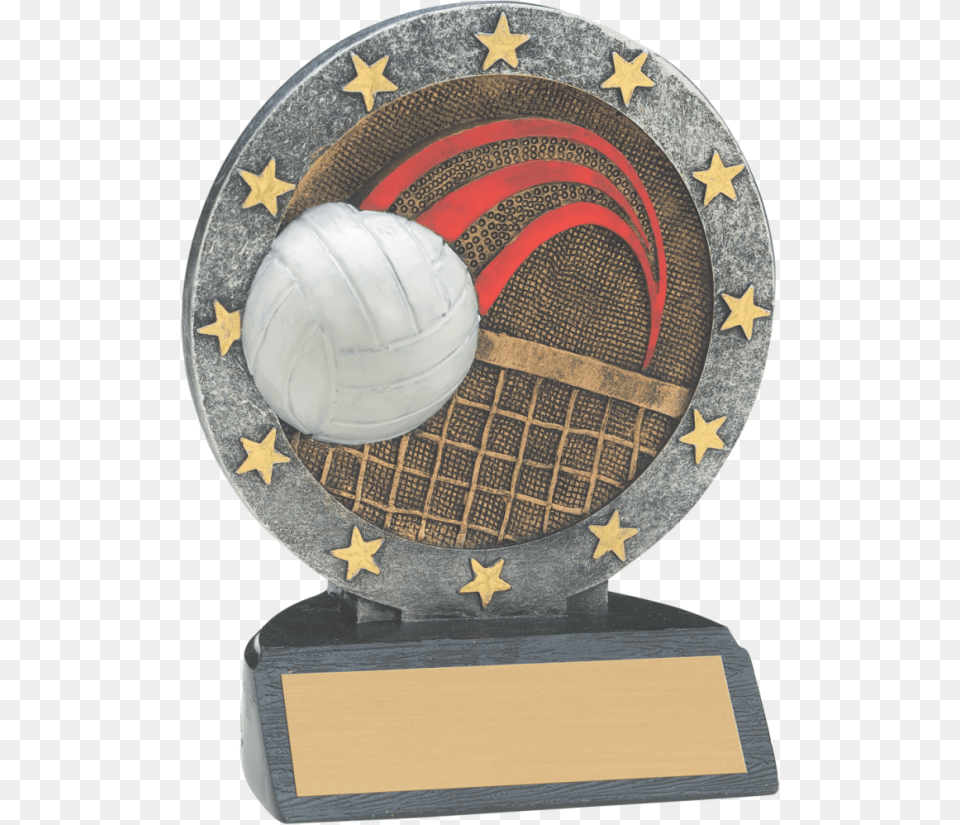 12 Volleyball All Star Resin Trophy, Sphere, Helmet, Armor Free Png Download
