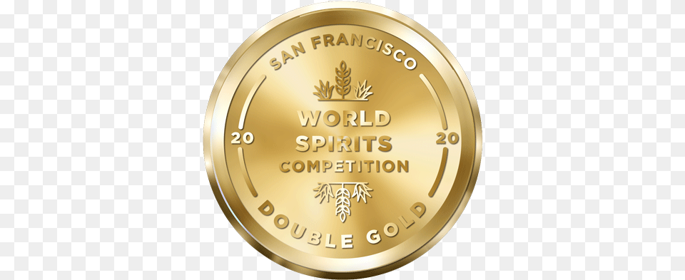 12 Years Deluxe Scotch Whisky Double Gold San Francisco Spirits Competition, Coin, Money Png