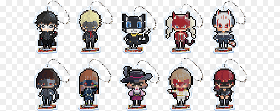 1201 Persona 5 Cafe In Akihabara Tokyo The Best Japan Persona Pixel, Nutcracker, Robot, Person, Qr Code Free Png Download