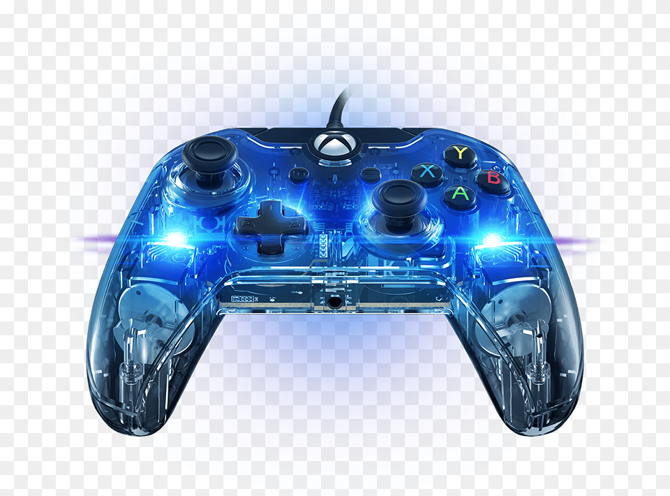 121 Na Blue Darkbackground Xbox One Afterglow Joystick, Electronics, Car, Transportation, Vehicle Free Png Download