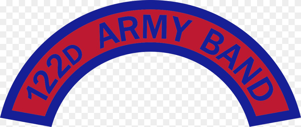 122nd Army Band Tab Circle, Logo, Symbol Free Png