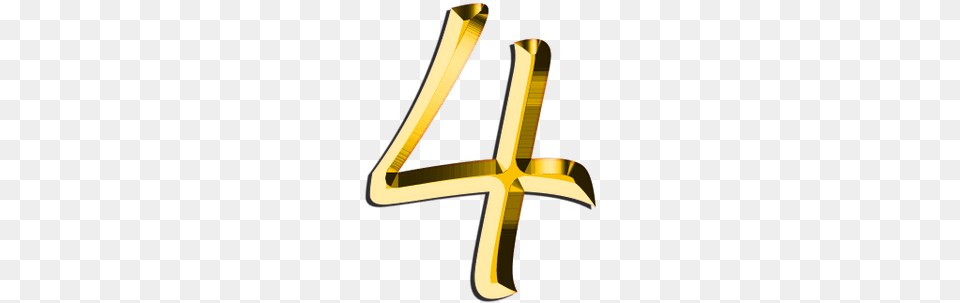 Numeros, Gold, Symbol, Text, Cross Free Transparent Png