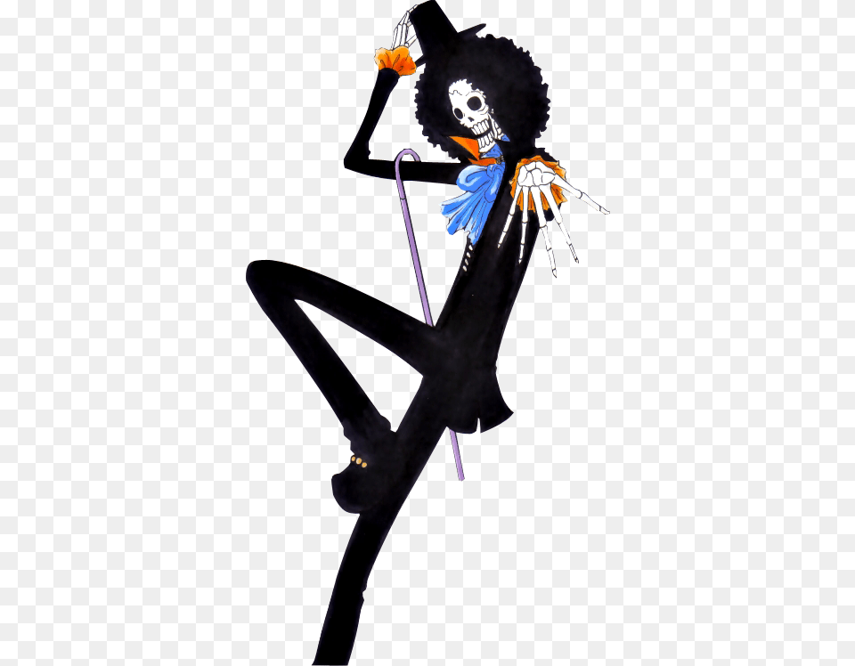 Brook One Piece Full Body, Book, Comics, Publication, Person Free Png