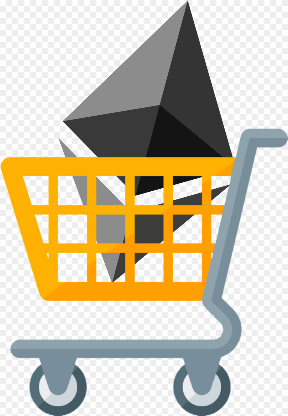 Ethereum, Shopping Cart Free Png