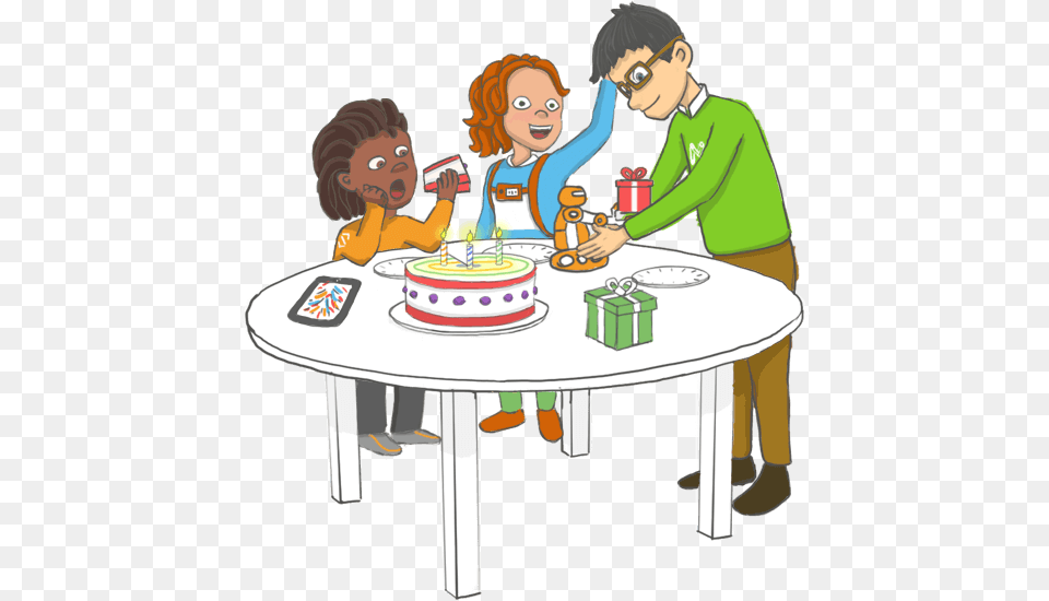 Birthday Party, Table, Food, Dining Table, Dessert Free Png