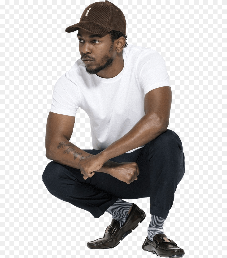 Kendrick Lamar, Person, Shoe, Hat, Footwear Png