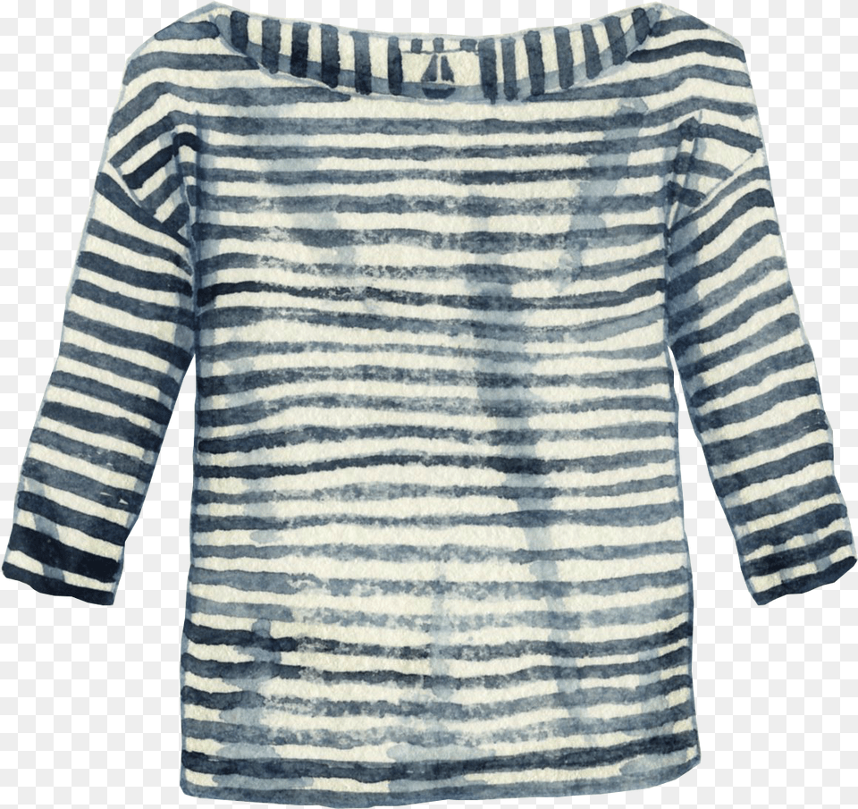1280 In Breton Jumper Blue Striped Long Sleeve Shirt Men, Clothing, Coat, Long Sleeve, Knitwear Free Png