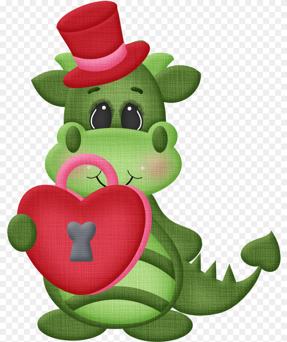 12c130 D1a4407a Orig Cute Dragons Green Dragon Cute Valentine Cartoon Free Png Download