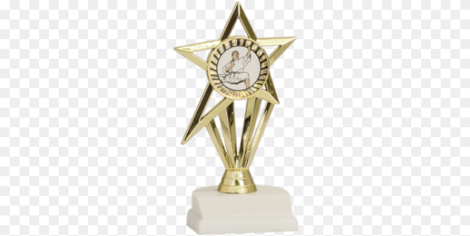 12quot Shooting Star 2quot Holder Martial Arts Trophy Trophy, Cross, Symbol, Baby, Person Png Image