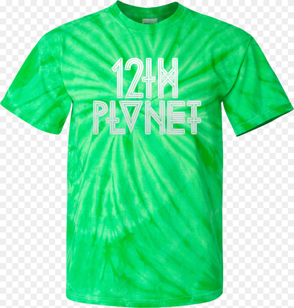12th Planet Logo Tie Dye Tee Geronimo Stilton Merch, Clothing, Shirt, T-shirt Free Png