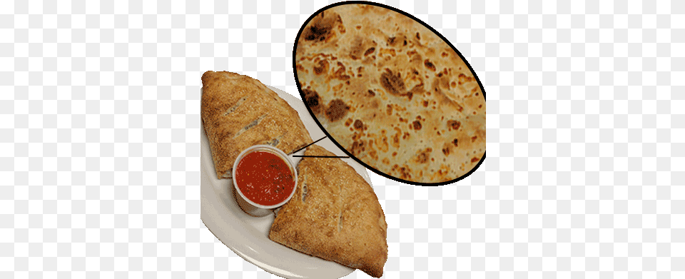 Calzone, Bread, Food, Pita, Ketchup Png