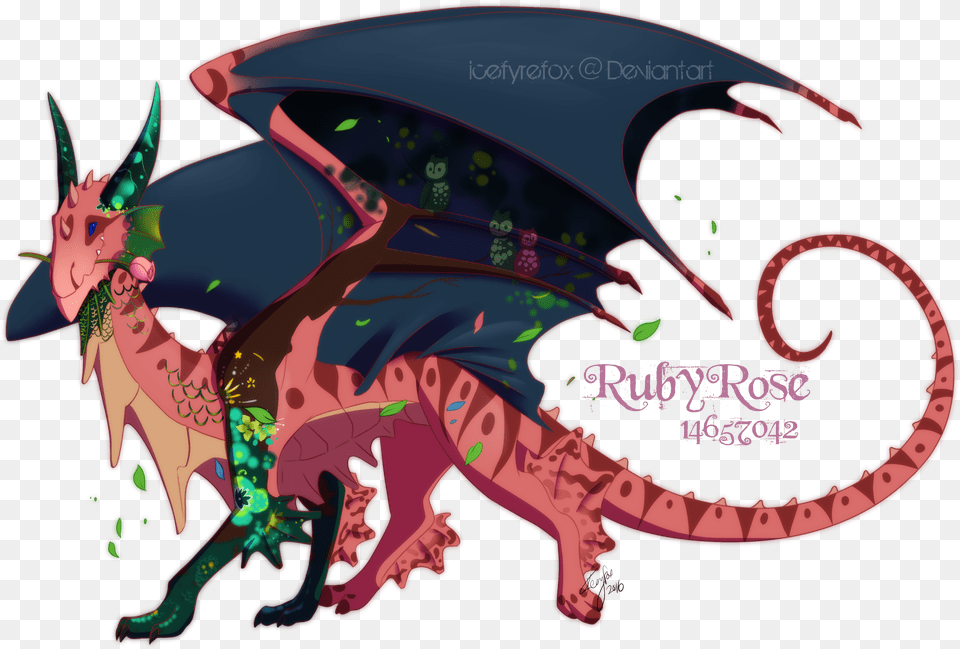 Ruby Rose, Dragon, Animal, Fish, Sea Life Free Png