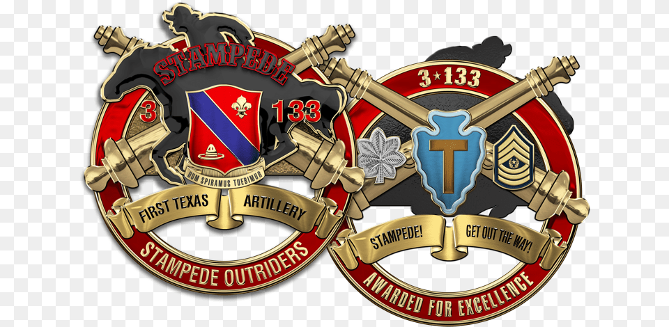 133rd Field Artillery, Emblem, Logo, Symbol, Badge Png Image