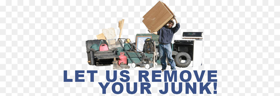 Junk, Box, Adult, Person, Man Free Png Download