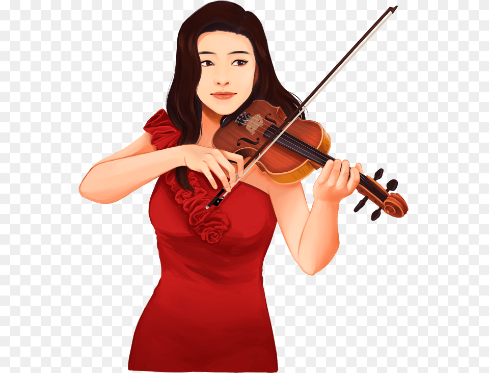 Violin, Musical Instrument, Adult, Female, Person Png