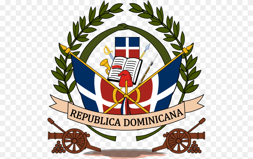 Bandera Dominicana, Emblem, Symbol, Wheel, Machine Png Image