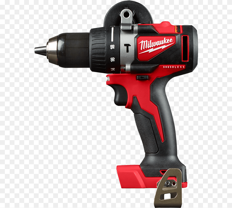 13mm Brushless Hammer Drilldriver Milwaukee M18 Combi Drill Fuel, Device, Power Drill, Tool Png Image