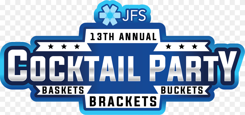 13th Annual Jfs Cocktail Party Electric Blue, Scoreboard, Text, Logo Free Transparent Png