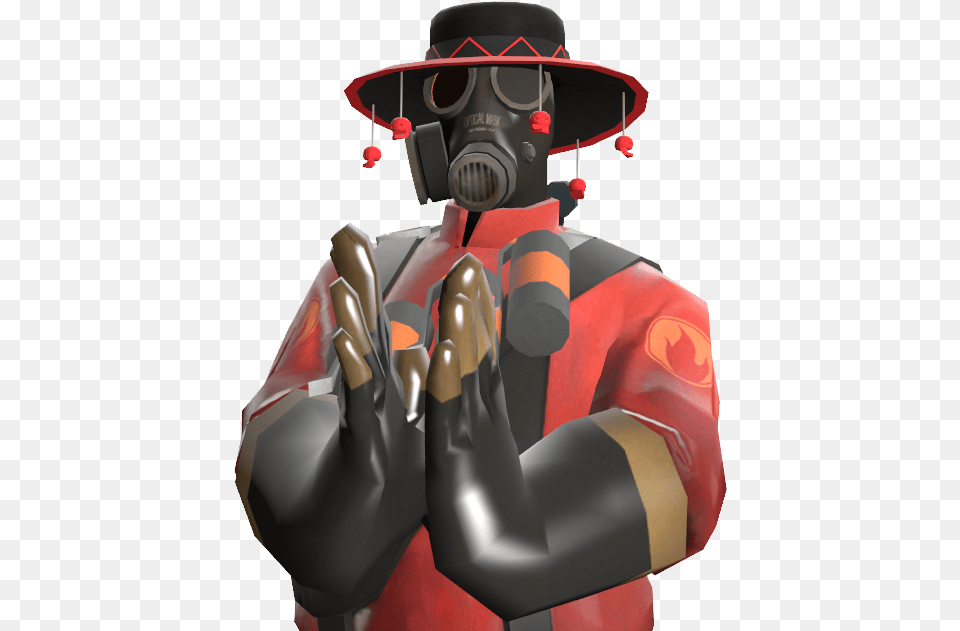 14 October 2011 Pyro Rainblower Taunt Gif, Adult, Male, Man, Person Png Image