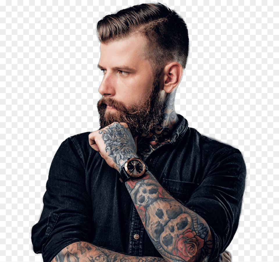 Male Model, Beard, Face, Head, Person Free Png