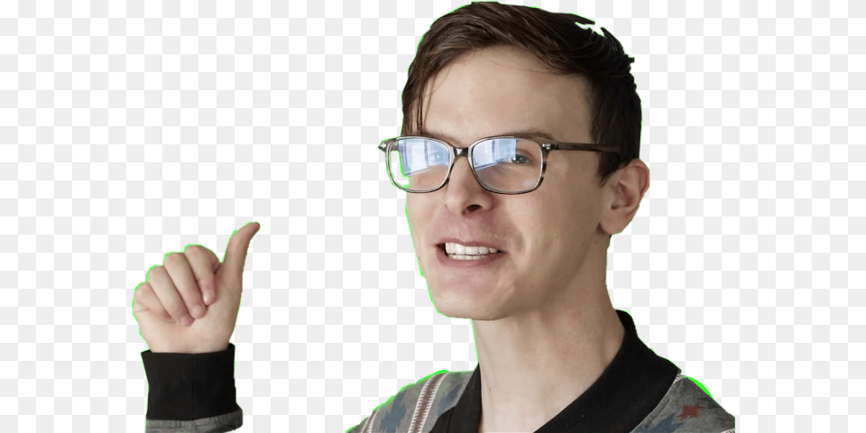 Idubbbz, Accessories, Person, Hand, Glasses Png