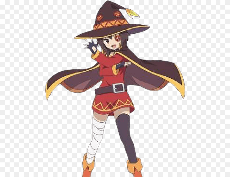 Megumin, Clothing, Costume, Person, Book Free Png