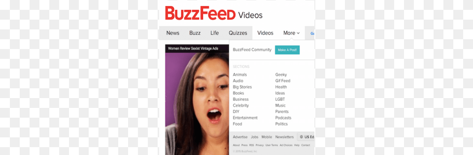 Buzzfeed Logo, Adult, Female, Head, Person Png Image