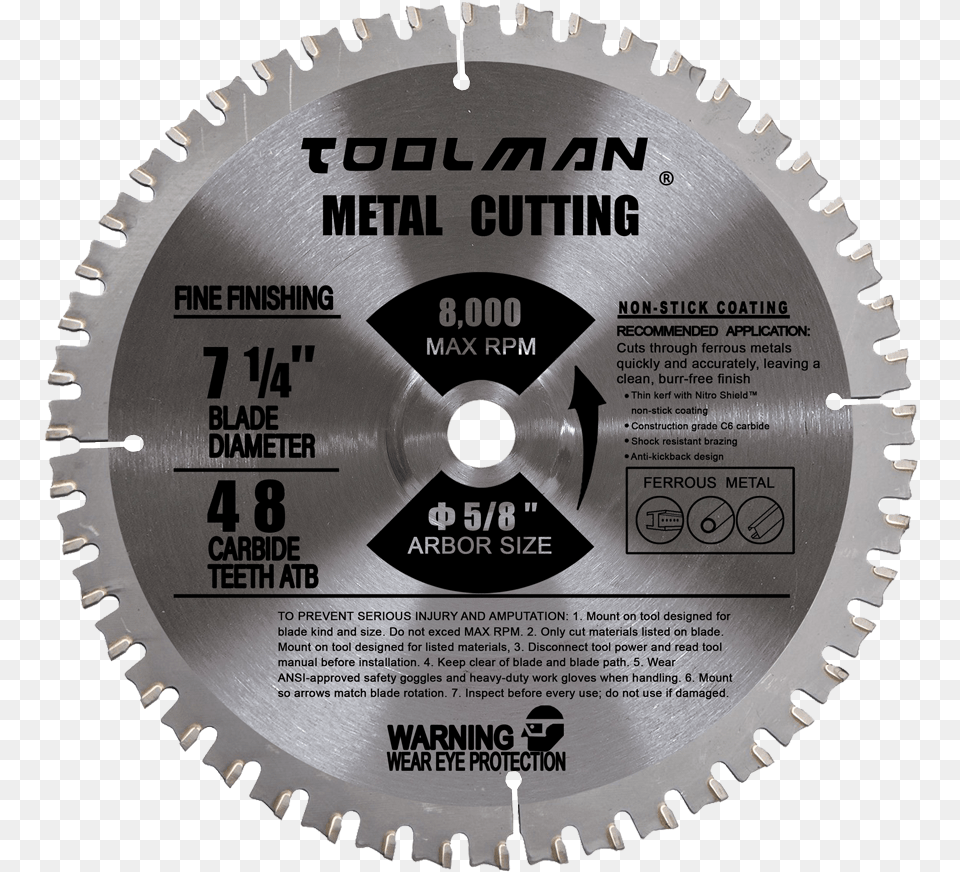 14quot 58quot 48t Carbide Tip Circular Saw Blade For Dewalt Miter Saw Blades, Electronics, Hardware, Computer Hardware Png