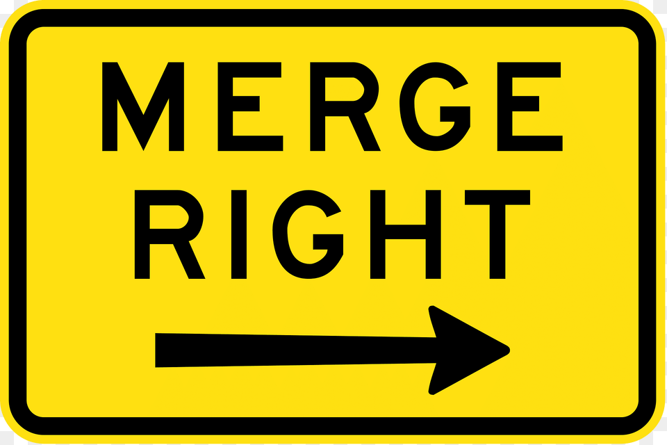 15 Merge Right Clipart, Sign, Symbol, Road Sign, Scoreboard Free Transparent Png