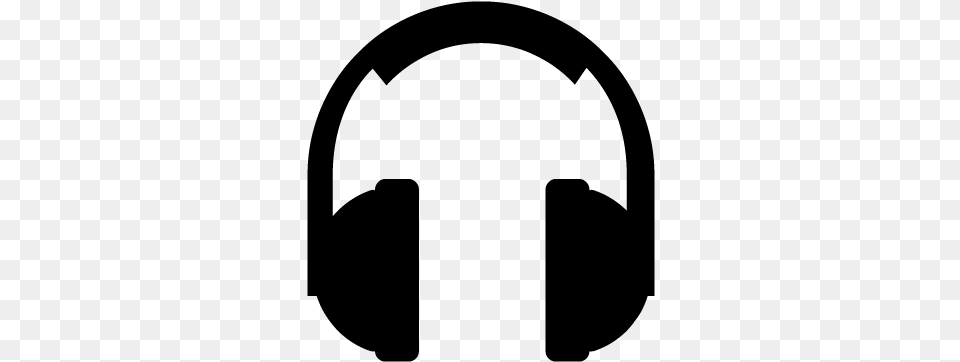 Headphone, Gray Free Transparent Png