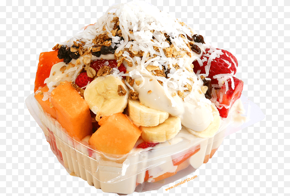 1515 Bionico Fruit, Cream, Dessert, Food, Sundae Free Transparent Png