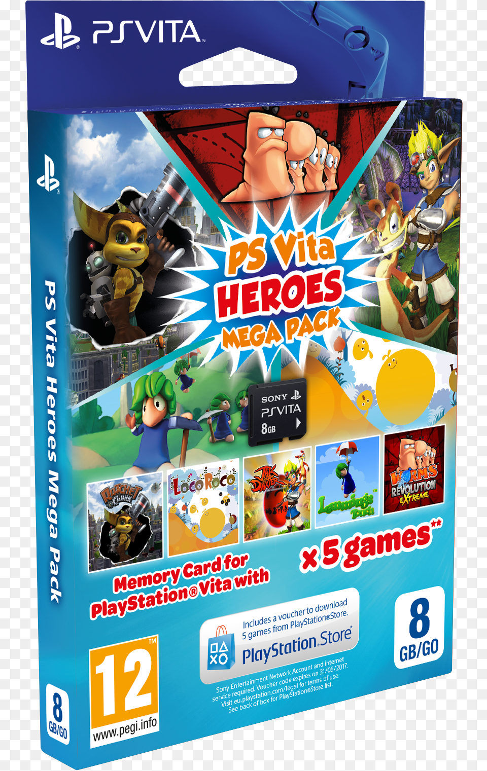 O Mega Pack Heros Ps Vita, Advertisement, Poster, Baby, Person Free Png Download