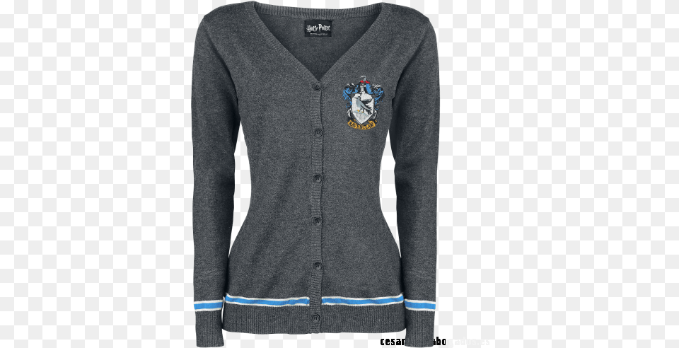 Ravenclaw Crest, Clothing, Knitwear, Sweater, Cardigan Free Png Download