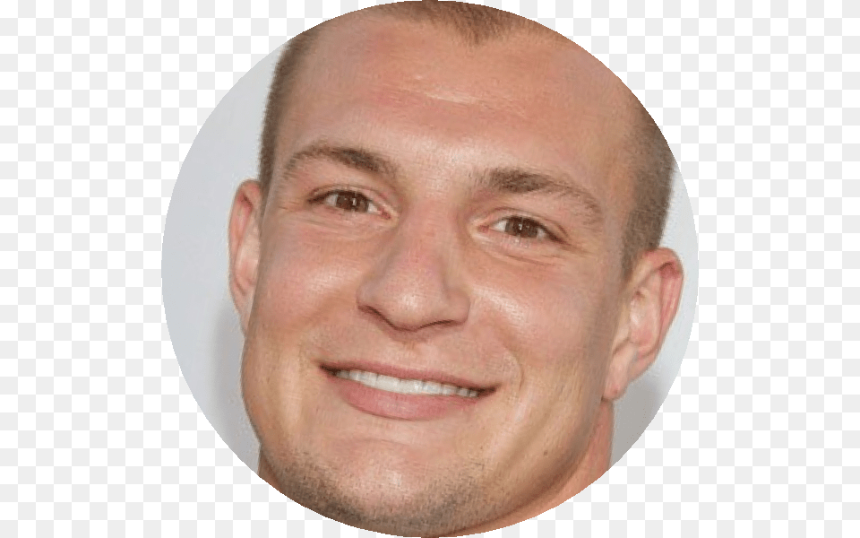 Rob Gronkowski, Smile, Person, Head, Happy Png Image