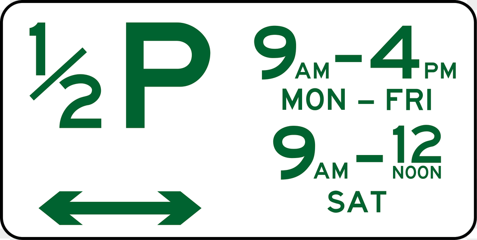 16 Parking Permitted Half Hours Clipart, Text, Symbol, Number, First Aid Free Png