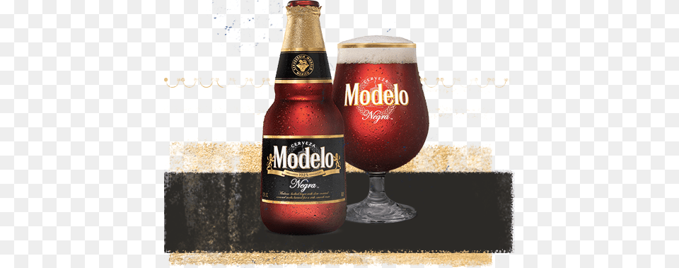 Modelo Beer, Alcohol, Beverage, Lager, Bottle Free Png