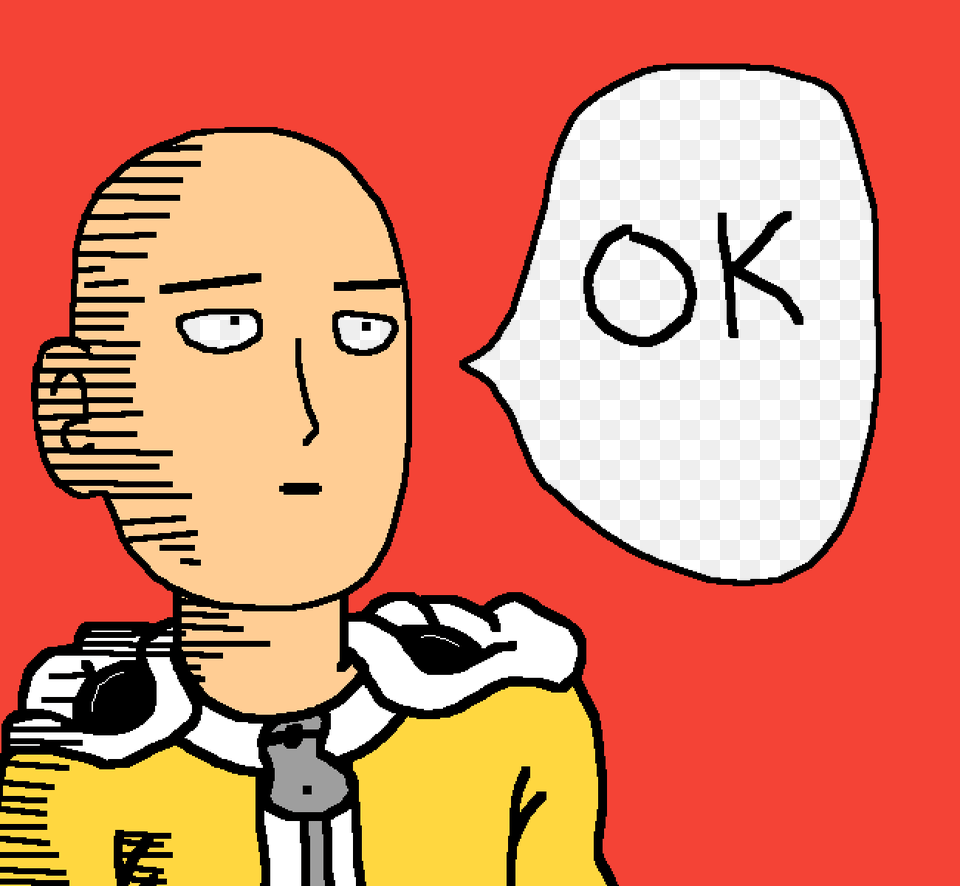 Saitama Face, Art, Baby, Person, Painting Png