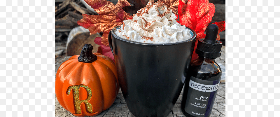 Pumpkin Spice Latte, Cream, Dessert, Food, Whipped Cream Free Png Download