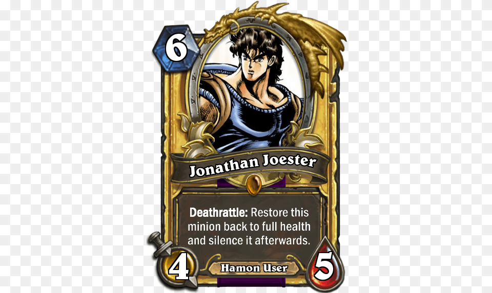 Jonathan Joestar, Advertisement, Poster, Book, Publication Free Png Download