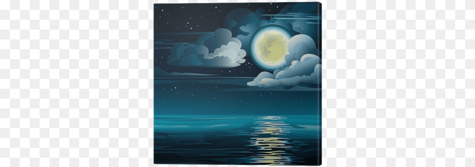 Yellow Moon, Outdoors, Night, Nature, Astronomy Png
