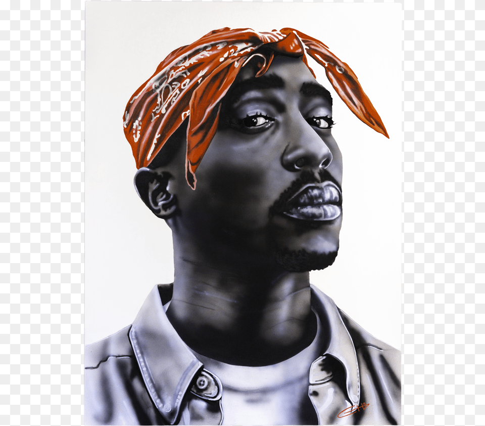 Tupac, Male, Adult, Portrait, Face Free Transparent Png