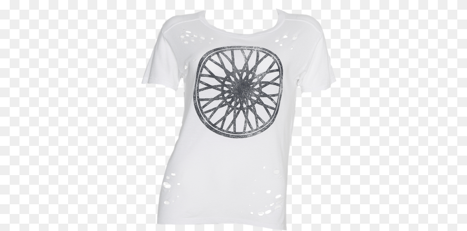 Ripped Shirt, Clothing, T-shirt, Machine, Spoke Png Image