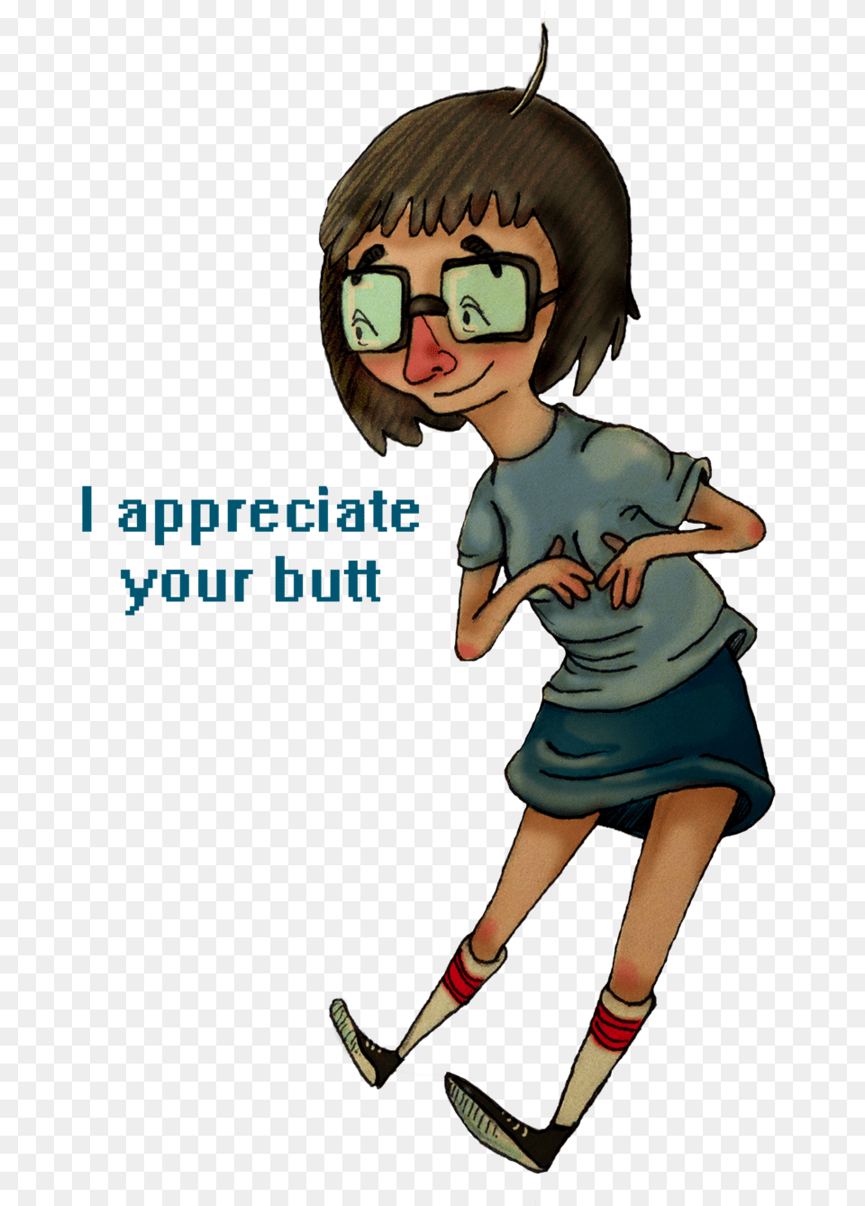 Cartoon Butt, Book, Publication, Comics, Person Png Image