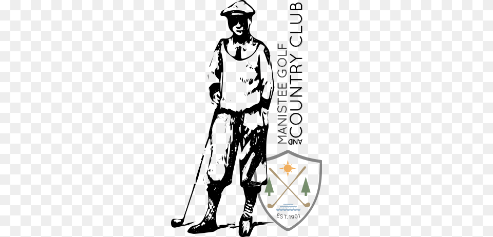 Golfer, Logo, Sword, Weapon, Armor Png Image