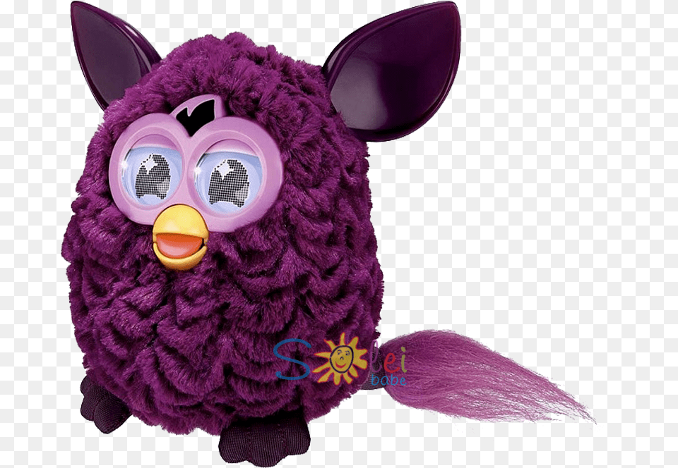 Furby, Plush, Purple, Toy, Animal Png Image
