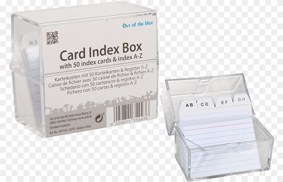 Index Card, Box, Qr Code Png Image