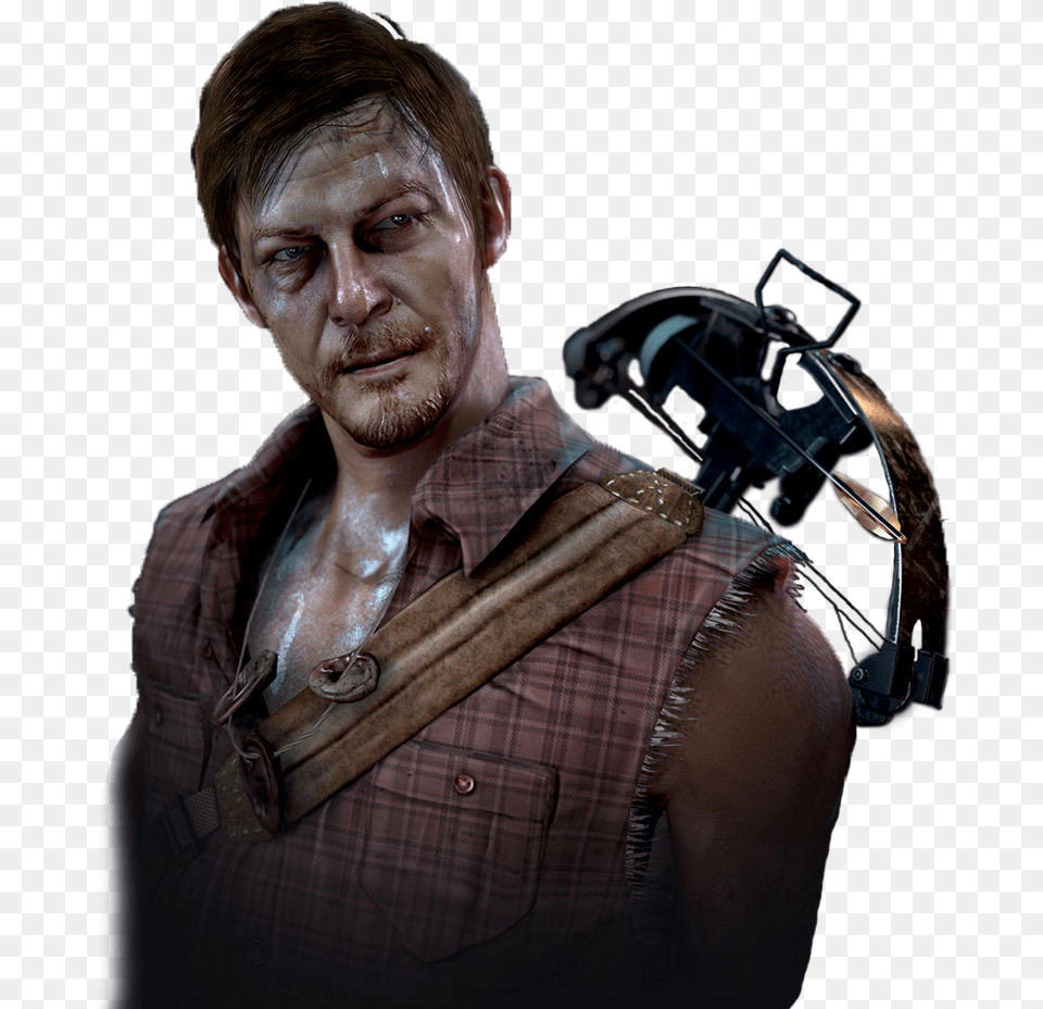 Daryl Dixon, Head, Adult, Male, Man Free Png Download